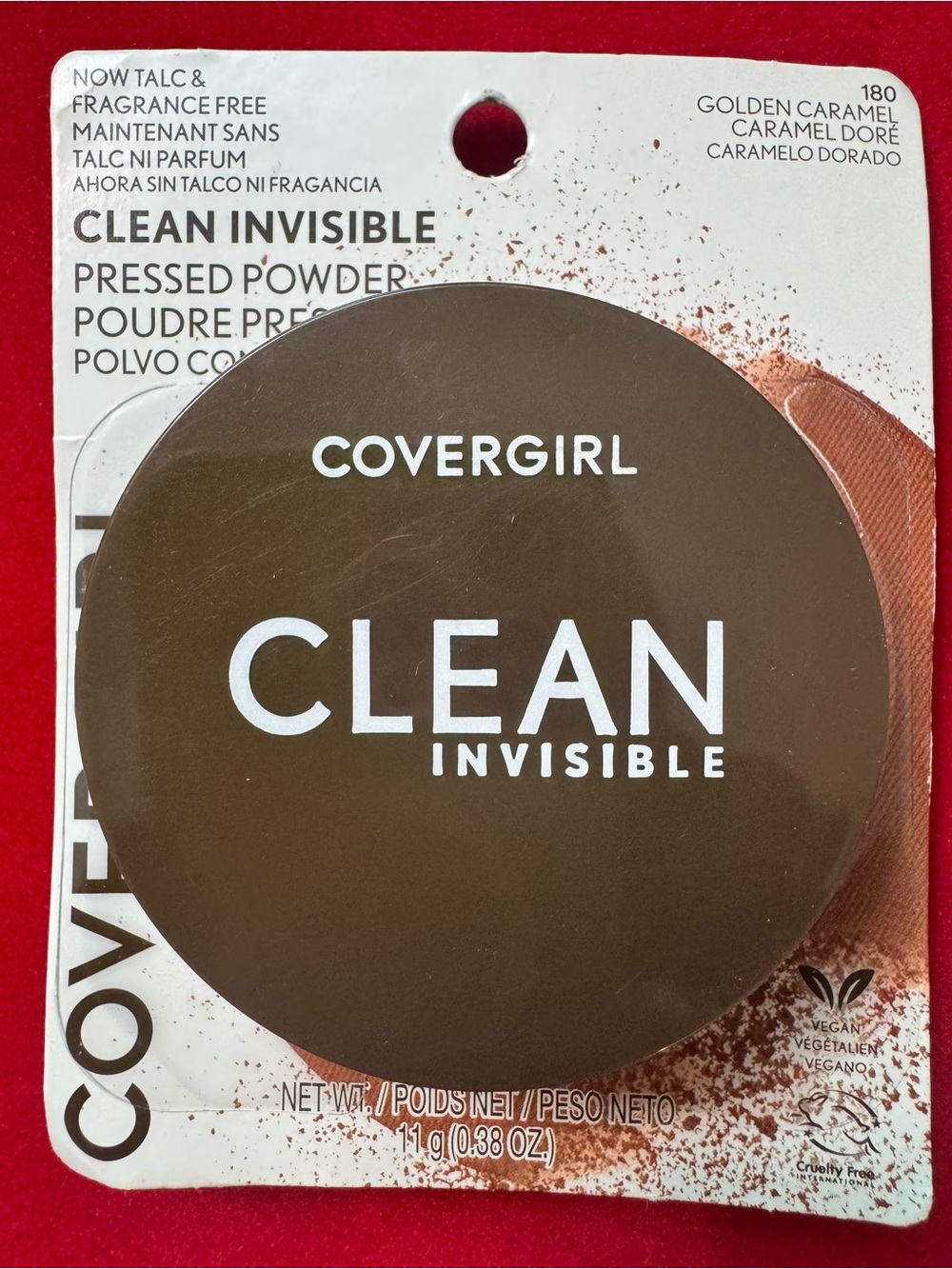 COVERGIRL Clean Invisible Pressed Powder — Brand new 180 golden caramel